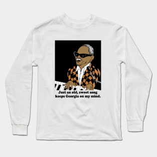 RAY CHARLES FAN ART Long Sleeve T-Shirt